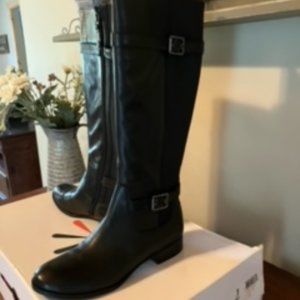 Isaac Mizrahl Live Abby Leather Boots 8.5